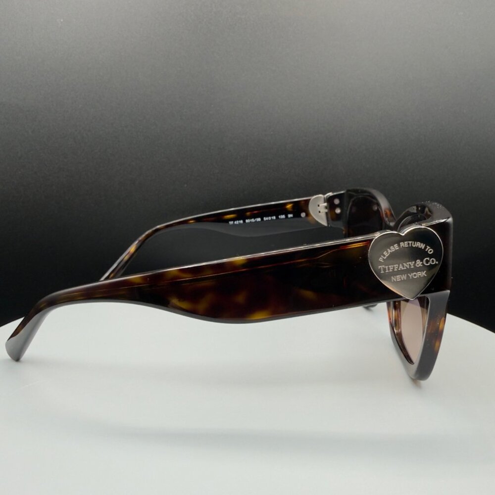 Tiffany & Co TF 4216 8015/3B Havana Brown Sunglasses Gradient 54 18 135 READ - Picture 13 of 15
